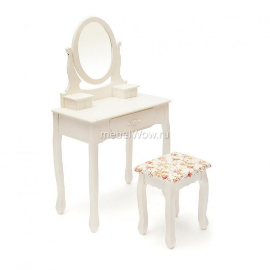 Стол туалетный с табуретом Secret De Maison COIFFEUSE mod. HX15-075 кремовый