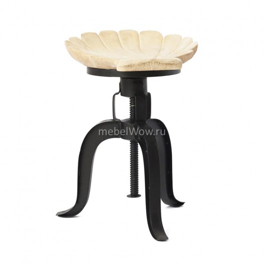 Табурет Secret De Maison SHELL STOOL mod. MA-1678 черный/натуральный