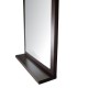 Зеркало настенное Мебелик BeautyStyle 5 темно-коричневый