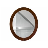 Зеркало настенное Мебелик Берже 24 темно-коричневый