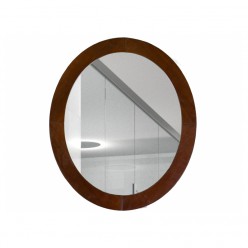 Зеркало настенное Мебелик Берже 24 темно-коричневый