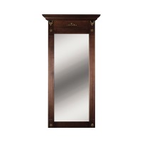 Зеркало настенное Мебелик Сильвия темно-коричневый