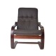 Кресло для отдыха Мебелик Сайма вишня/шоколад