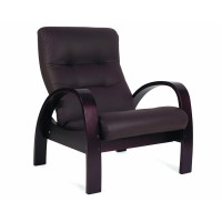 Кресло для отдыха Мебелик Тенария 3 венге/темно-коричневый