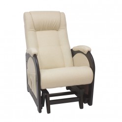 Кресло-глайдер Мебелик модель 48 б/л венге/бежевый