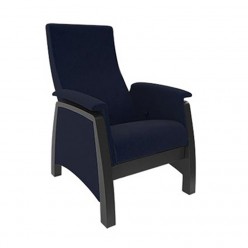 Кресло-глайдер модель Мебелик Balance-1 венге/темно-синий