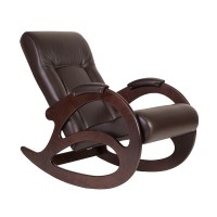 Кресло-качалка Мебелик Тенария 1 темно-коричневый