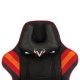 Кресло игровое Бюрократ VIKING 4 AERO RED экокожа/ткань черный/красный