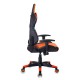 Кресло игровое Бюрократ CH-778N/BL+ORANGE экокожа черный/оранжевый
