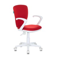 Кресло детское Бюрократ KD-W10AXSN/26-22 ткань красный