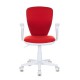 Кресло детское Бюрократ KD-W10AXSN/26-22 ткань красный