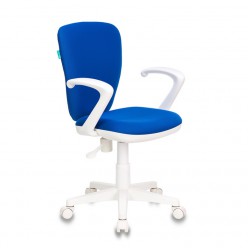 Кресло детское Бюрократ KD-W10AXSN/26-21 ткань синий