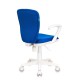 Кресло детское Бюрократ KD-W10AXSN/26-21 ткань синий
