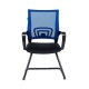 Кресло посетителя Бюрократ CH-695N-AV/BL/TW-11 сетка/ткань синий/черный
