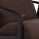 Кресло для отдыха Leset Remix велюр венге/темно-коричневый