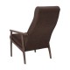 Кресло для отдыха Leset Remix велюр орех/темно-коричневый
