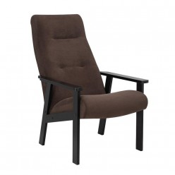 Кресло для отдыха Leset Retro велюр венге/темно-коричневый