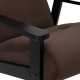 Кресло для отдыха Leset Retro велюр венге/темно-коричневый