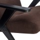 Кресло для отдыха Leset Tinto велюр венге/темно-коричневый