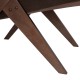 Кресло для отдыха Leset Tinto велюр орех/темно-коричневый