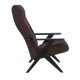 Кресло для отдыха Leset Tinto релакс велюр венге/темно-коричневый