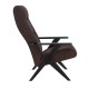 Кресло для отдыха Leset Tinto релакс велюр орех/темно-коричневый