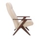 Кресло для отдыха Leset Tinto релакс экокожа орех/бежевый