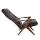Кресло для отдыха Leset Tinto релакс экокожа орех/темно-коричневый