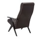 Кресло для отдыха Leset Tinto экокожа венге/темно-коричневый