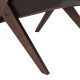 Кресло для отдыха Leset Tinto экокожа орех/темно-коричневый