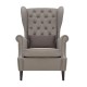 Кресло для отдыха Leset Винтаж серый/темно-серый