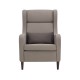 Кресло для отдыха Leset Хилтон серый/темно-серый