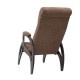 Кресло для отдыха Комфорт Модель 51 велюр венге/темно-коричневый