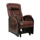 Кресло-глайдер Комфорт Модель 48 венге/темно-коричневый