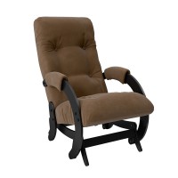 Кресло-глайдер Комфорт Модель 68 велюр венге/коричневый