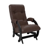 Кресло-глайдер Комфорт Модель 68 венге/темно-коричневый
