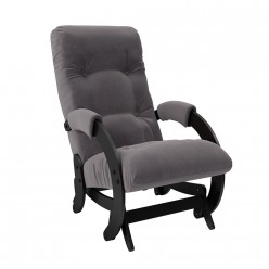 Кресло-глайдер Комфорт Модель 68 венге/темно-серый