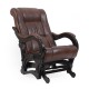 Кресло-глайдер Комфорт Модель 78 венге/темно-коричневый