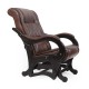 Кресло-глайдер Комфорт Модель 78 венге/темно-коричневый
