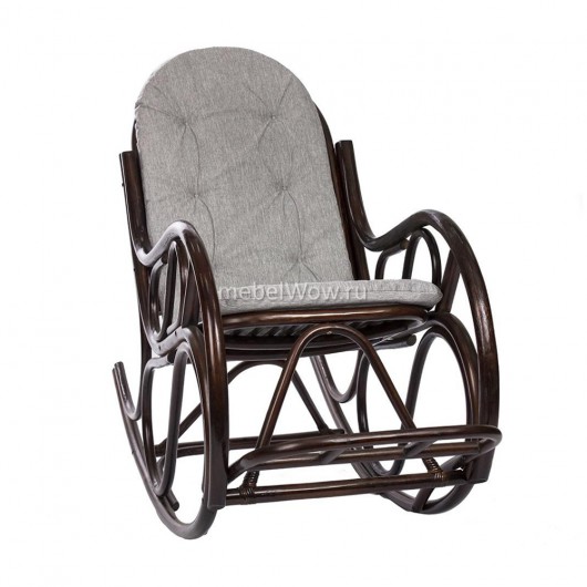 Кресло-качалка Leset CLASSIC орех/серый