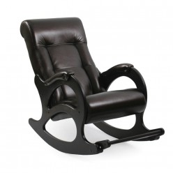 Кресло-качалка Комфорт Модель 44 без лозы венге/черный