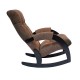 Кресло-качалка Комфорт Модель 67 велюр венге/коричневый