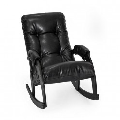 Кресло-качалка Комфорт Модель 67 исп.2 венге/черный