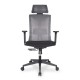 Кресло оператора College CLG-429 MBN-A Grey сетка/ткань серый