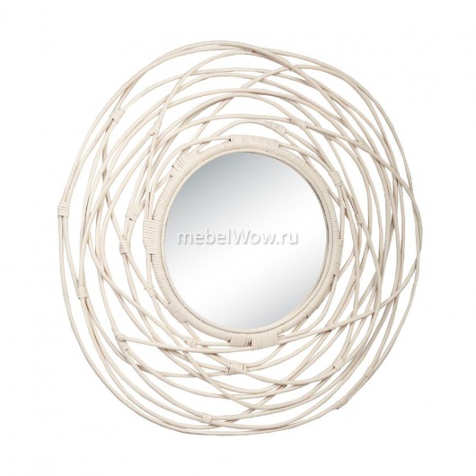 Зеркало Classic Rattan 50/02-М White белый