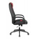Кресло игровое Бюрократ VIKING-8N/BL-RED экокожа черный/красный