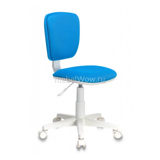 Кресло детское Бюрократ CH-W204NX/BLUE ткань голубой