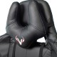 Кресло игровое Бюрократ VIKING 5 AERO BLACK EDITION экокожа черный