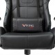 Кресло игровое Бюрократ VIKING 5 AERO BLACK EDITION экокожа черный