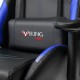 Кресло игровое Бюрократ VIKING 5 AERO BLUE экокожа черный/синий